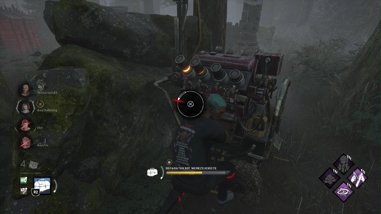 Dead by Daylight Überlebende Gabriel feat AmyUnderdog