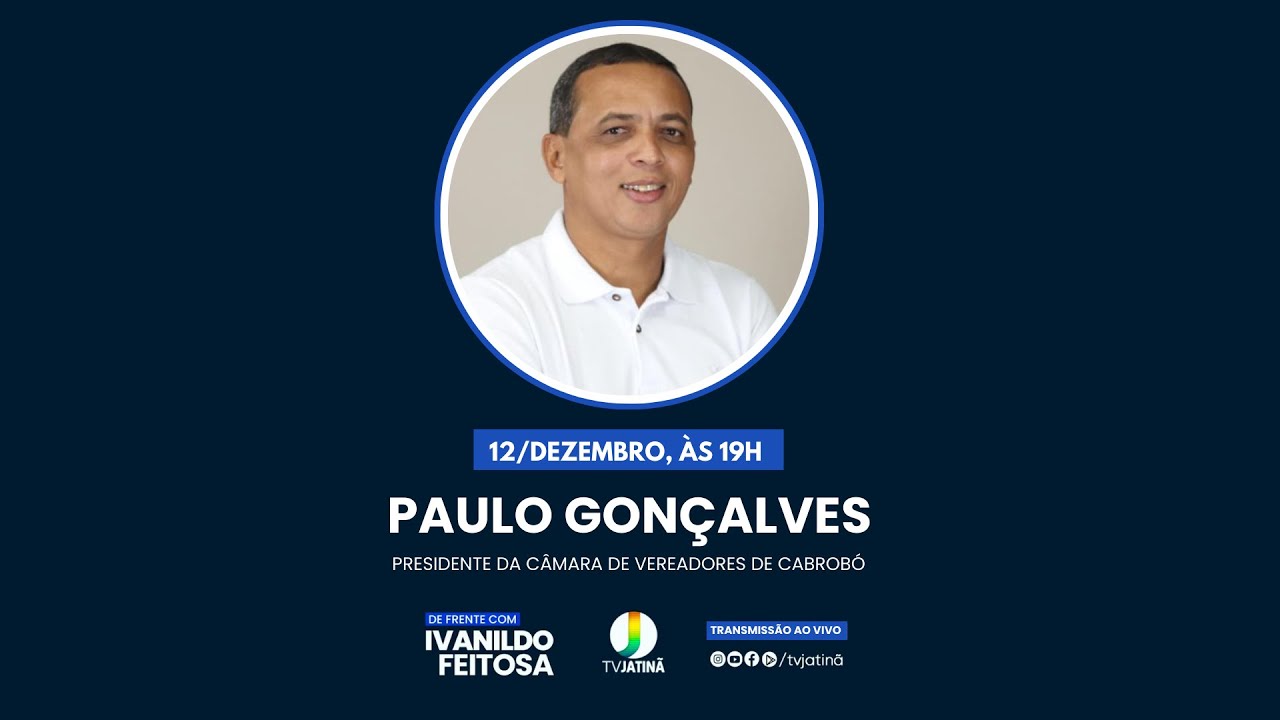 Entrevista com o vereador Paulo Gonçalves | 12/02/2025