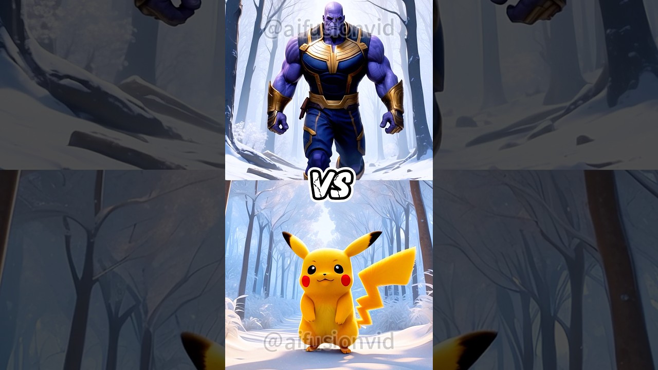 Pikachu VS Thanos 