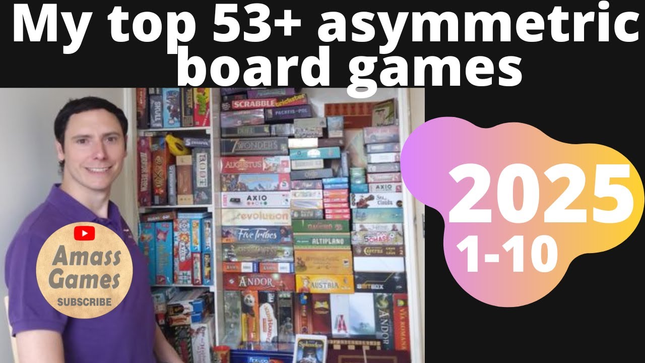 Top 10 asymmetric board games AmassGames variable player powers win conditions factions asymm game