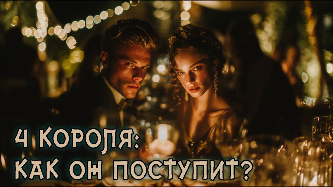 4 КОРОЛЯ: Что он скрывает и как поступит далее? Расклад на Таро