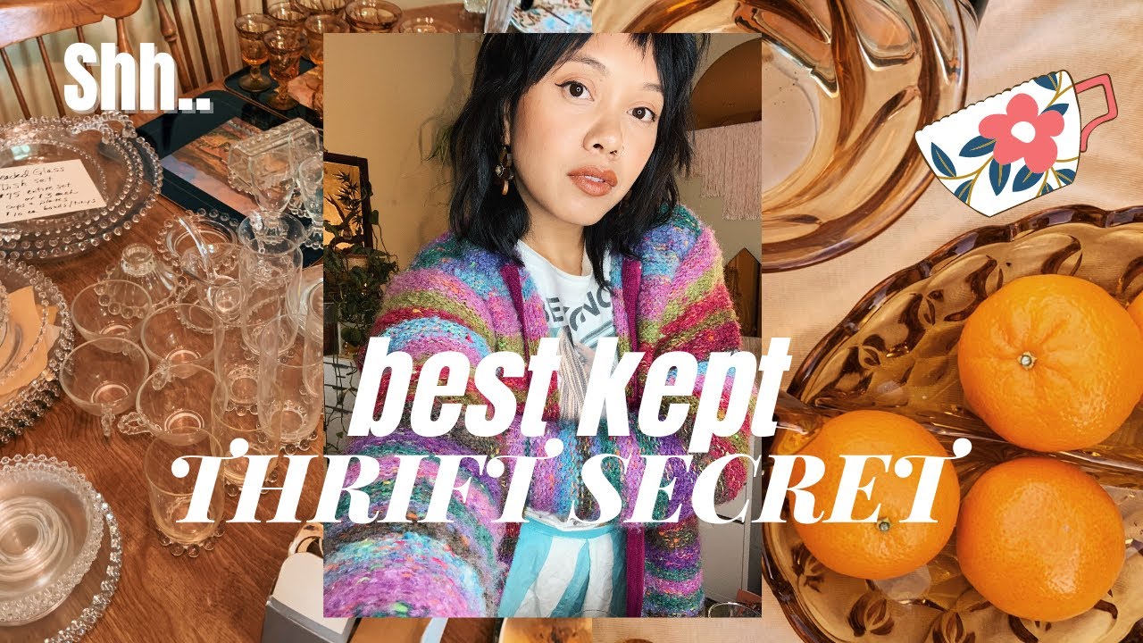 HUGE THRIFT HAUL - ESTATE SALE EDITION | HOME DECOR + GRANNY SWEATERS FOR FALL | HellaJam