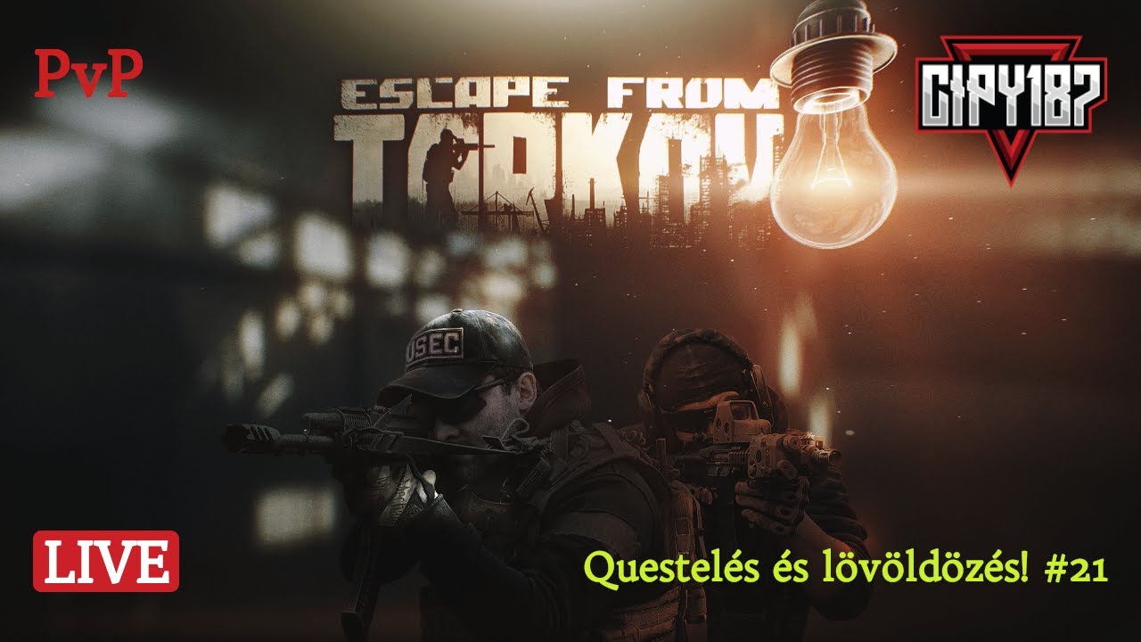 🎯 Escape from Tarkov PvP - Questelés és lövöldözés! #21 🔥