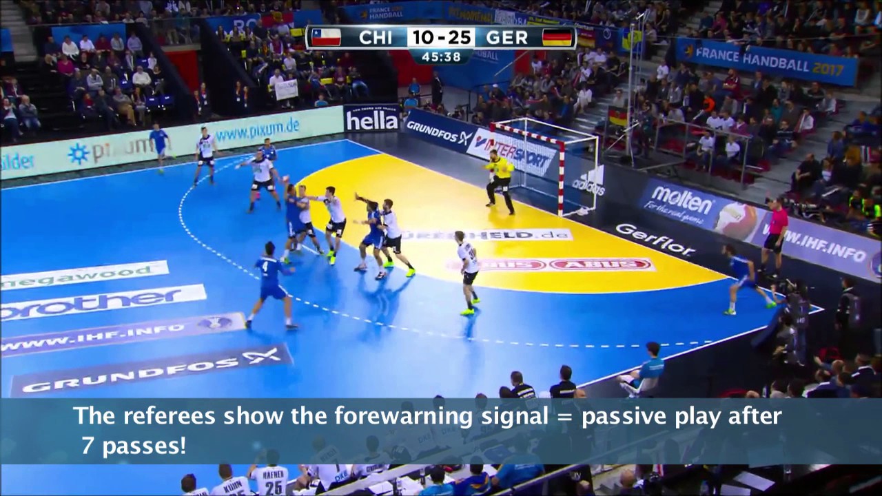 Passive play after seven passes | Video analysis | IHF Education Centre
