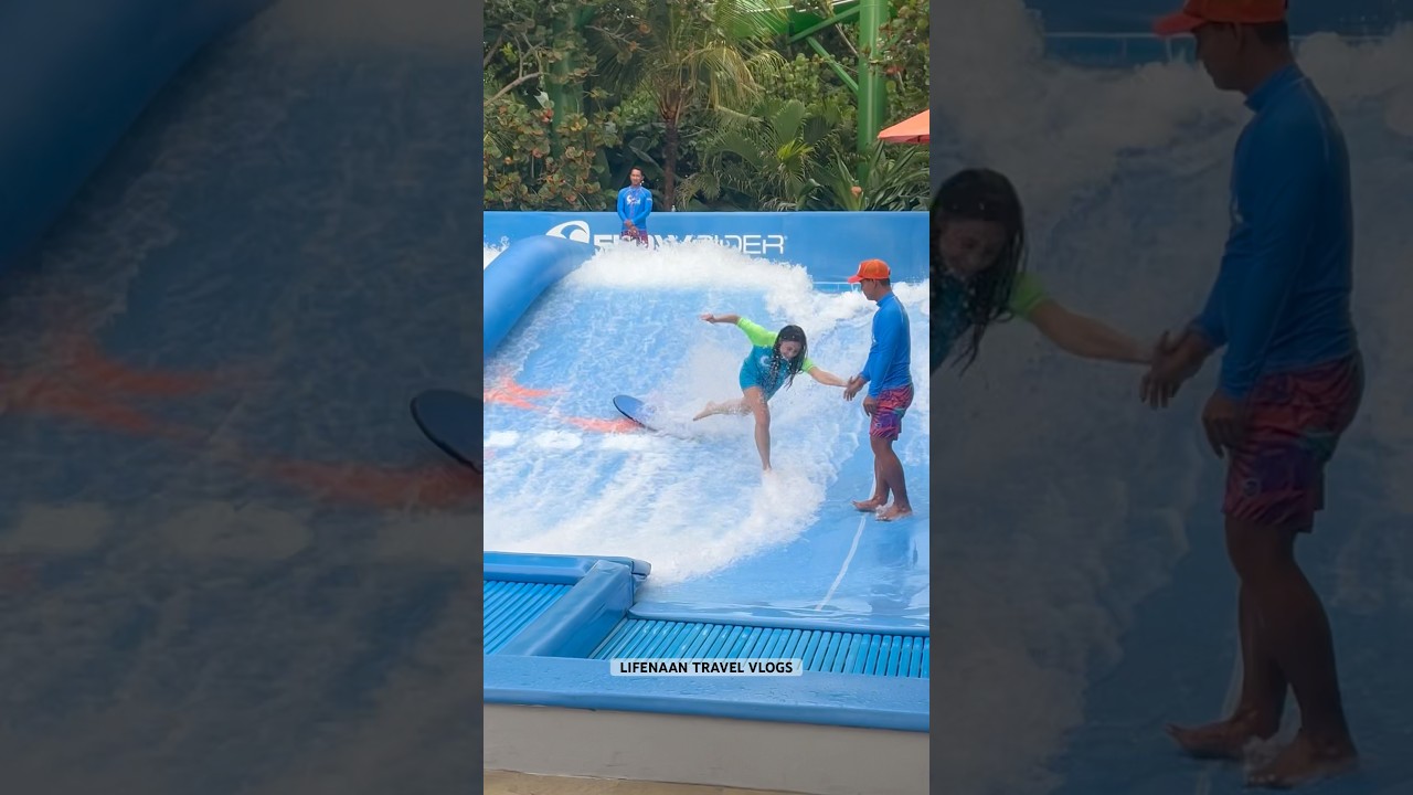 😱 INSANE FlowRider Water Ride FAIL! (Caught on Camera)#shorts