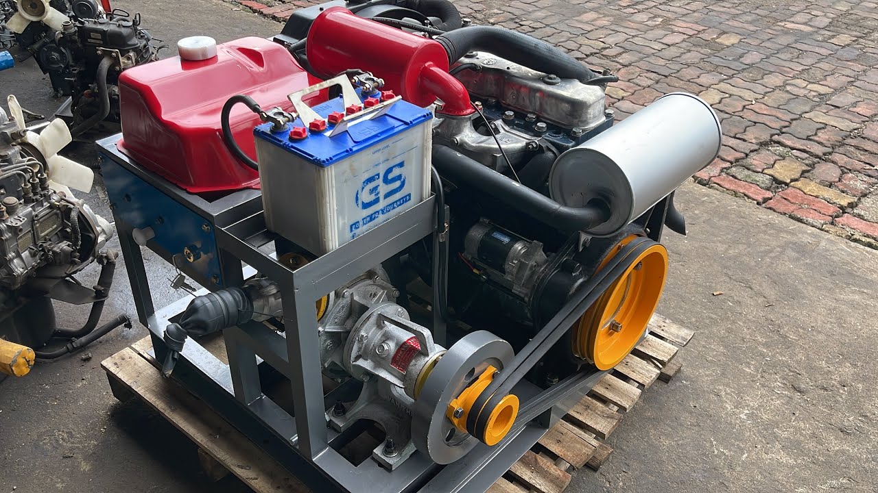 Bộ Bơm Nước Văn Thể 6 | Động Cơ ISUZU 4 Máy | Nông Cơ Nguyễn văn châu