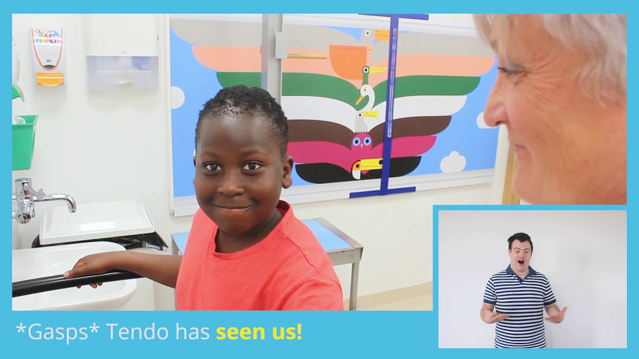 Having your height and weight measured at Sheffield Children's