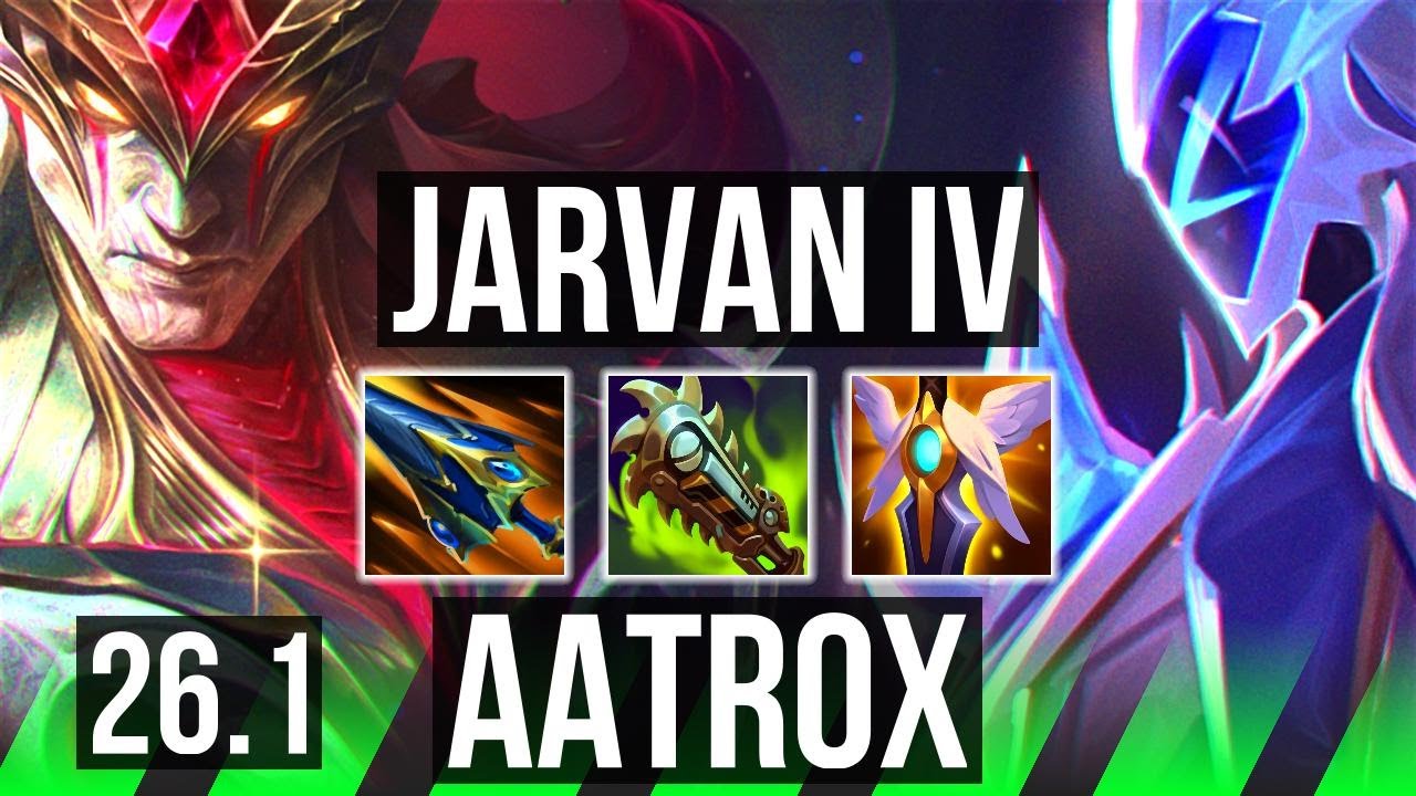 JARVAN IV vs AATROX (JGL) | 33K damage | KR Master | 26.1