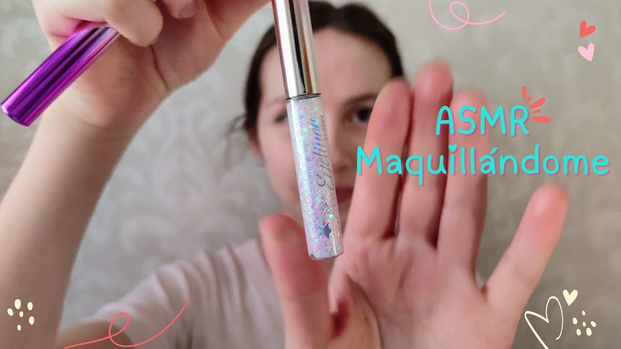 GRWM ASMR | Maquillándome ✨ disimulando el resfrío con brillitos 🤧