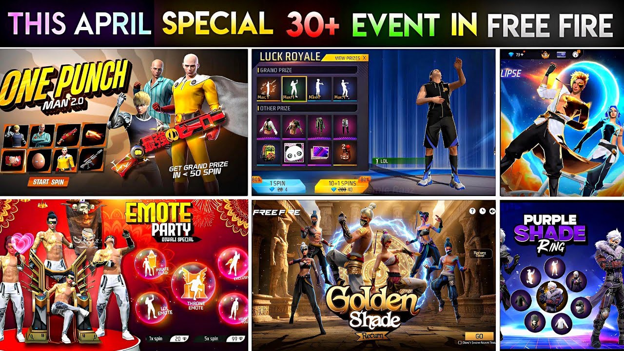 Upcoming Events in Free Fire 🤯🥳| Free Fire New Event | Ff New Event | New Event Ff