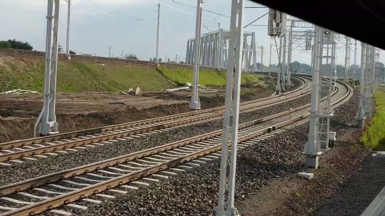 2023.07.12 - przejazd pociągiem od stacji Warszawa Zachodnia przez obiekt M01, M02 i M03 do W.Włochy