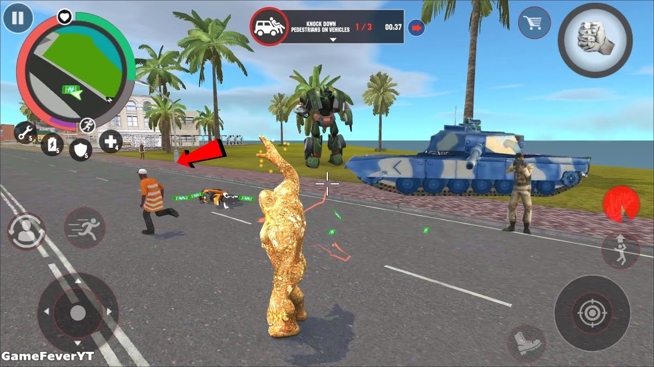 Stone Giant(Stone Man Fight Vehicle Passenger)Stoneman Power of Stones Thrones - Android Gameplay HD