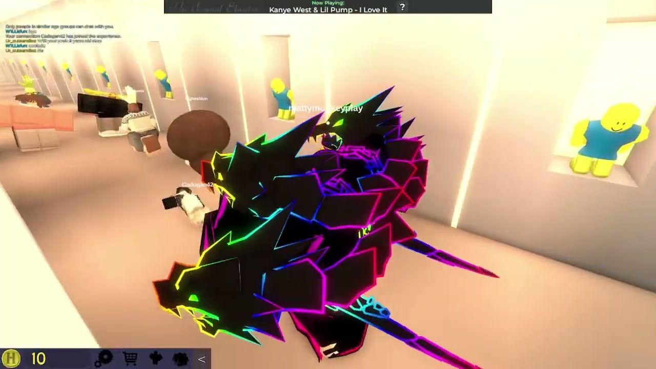THE NORMAL EVEVATOR IS CRAZY