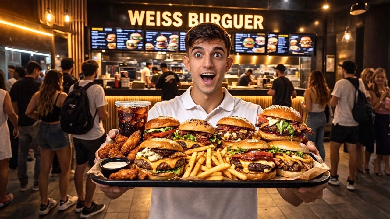 Probé Todo el menú de las mejores hamburguesas de Argentina...