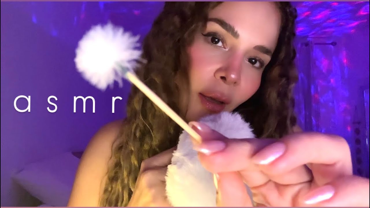 asmr. TE TOCO TU CARITA✨ con Diferentes Objetos hasta Dormir (Susurros súper relajantes)