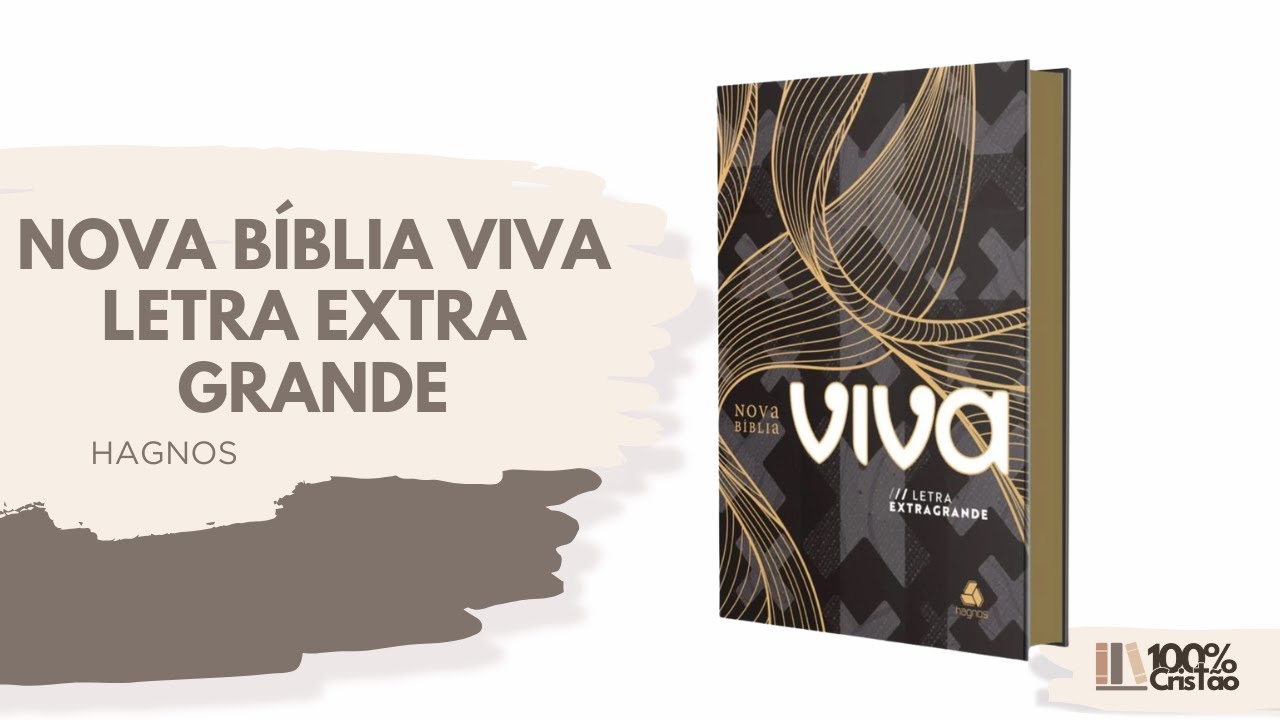 Nova B&iacute;blia Viva - Letra Extra Grande - Capa Dura - Criador - Hagnos &bull; Livraria 100% Crist&atilde;o