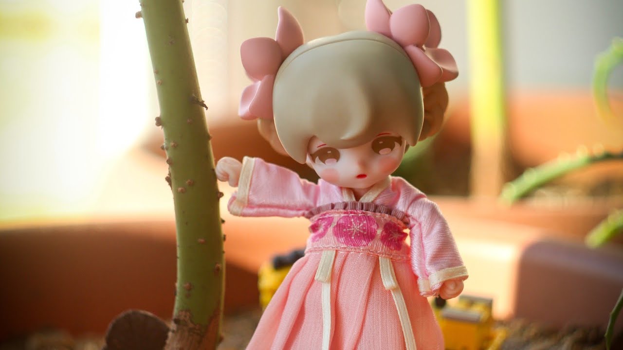 Распаковка и обзор Luckydoll's Xingyunlai Bjd Yunlai Food Shop Series 2 - Peach Blossom Pastry