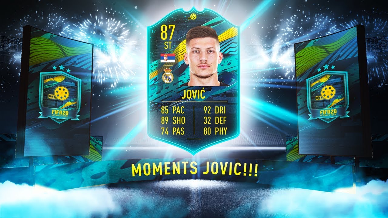 87 LUKA JOVIC MOMENTS SBC w/ 5* WEAK FOOT! - FIFA 20 Ultimate Team