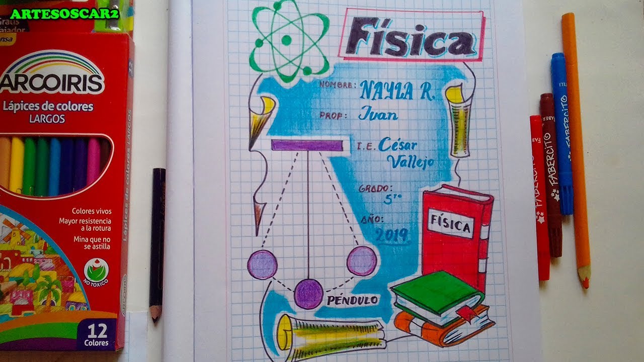 CARATULA DE FISICA muy FACIL - Beautiful cover