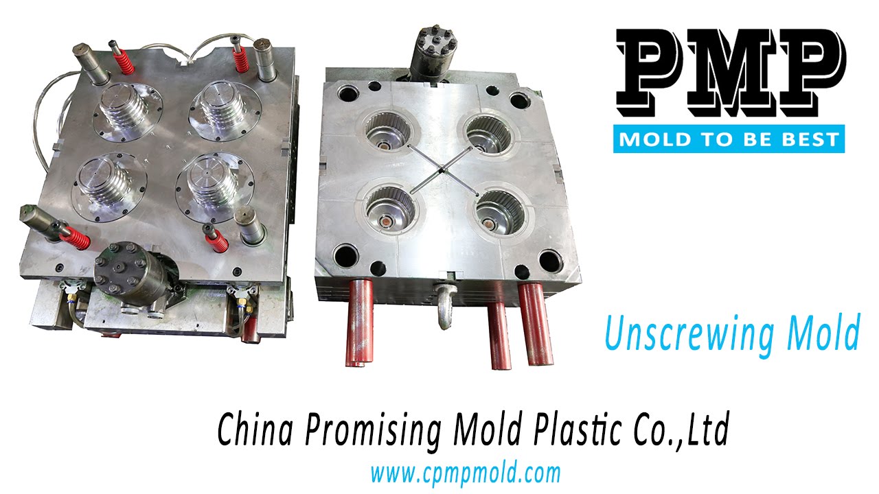 ( HD ) 4 Cavity Unscrewing Mold - China Promising Mold Plastic Co.,ltd