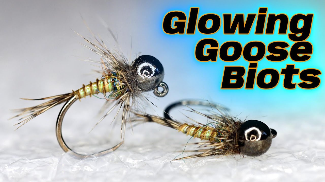 Glowing Goose Biots || nymph || euronymphing || flyfishing || artificial fly