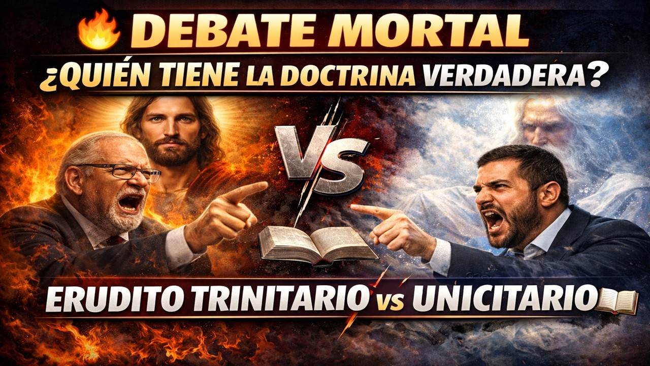 🔥 DEBATE MORTAL: ¿QUIÉN TIENE LA DOCTRINA VERDADERA? 😱 ERUDITO TRINITARIO VS UNICITARIO ⚔️📖