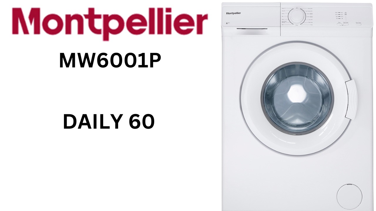 Montpellier MW6001P Washing Machine - Daily 60