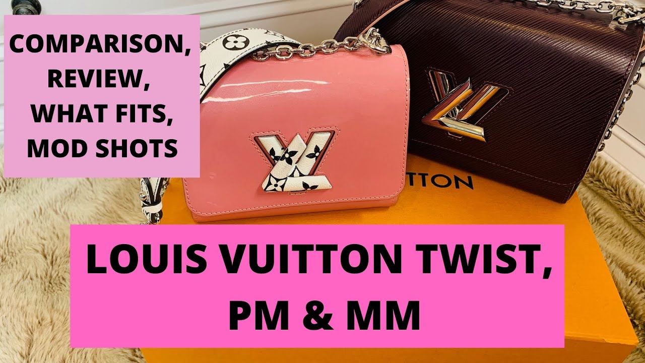 LOUIS VUITTON TWIST BAG, PM & MM, REVIEW, COMPARISON, WHAT FITS, MOD SHOTS, WEAR & TEAR, RECOMMEND
