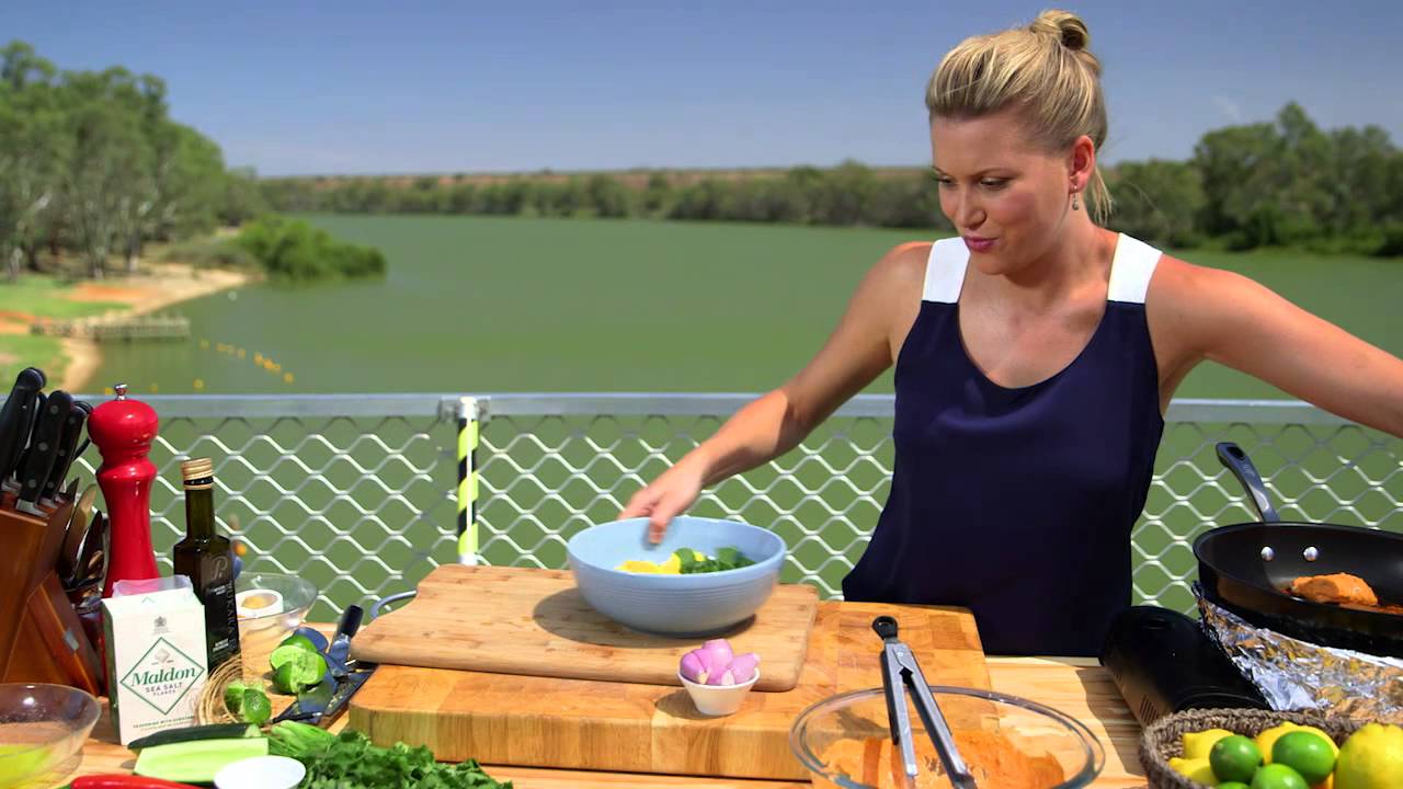 Tandoori Chicken and Mango Salad - Justine Schofield - Celebrity Cruise - Murray Princess