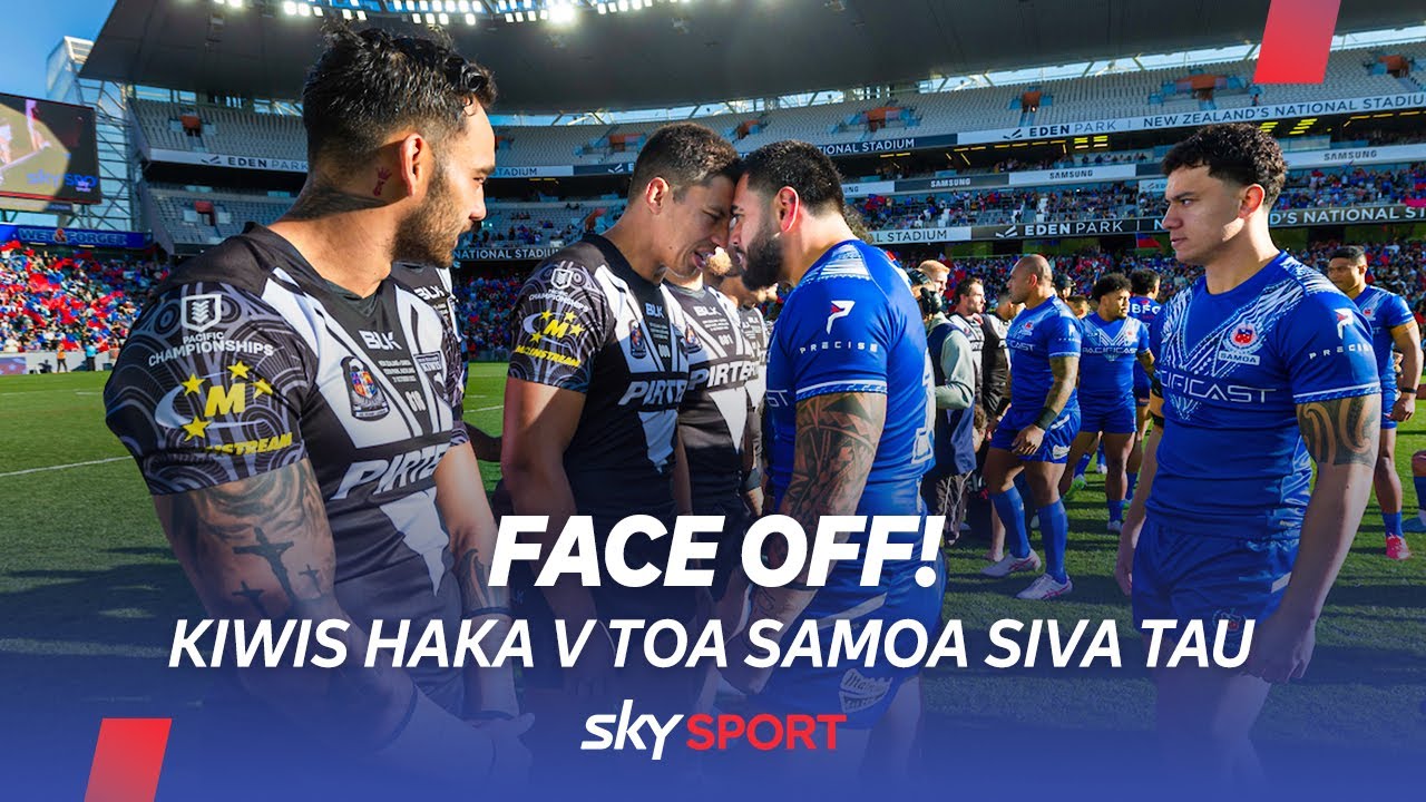 FACE OFF! KIWIS HAKA vs. TOA SAMOA SIVA TAU | One of the most incredible challenges you'll ever see.