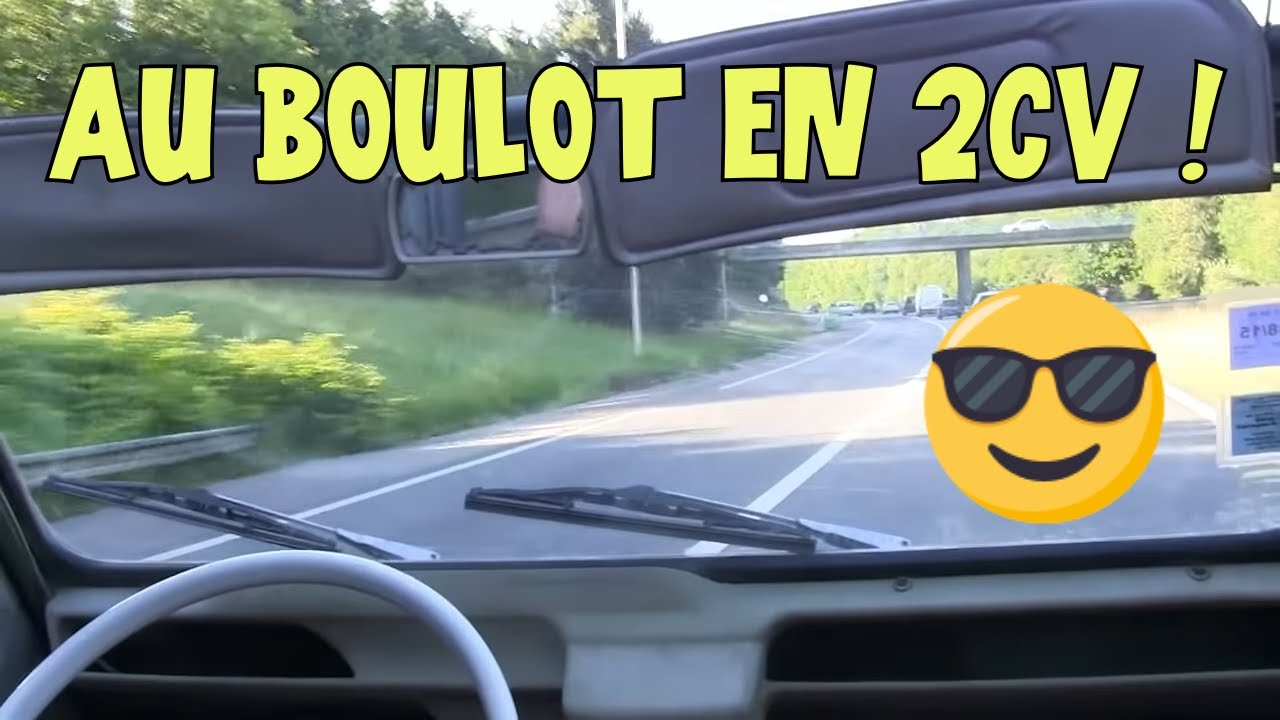 Trajet boulot en 2cv AZAM 1963
