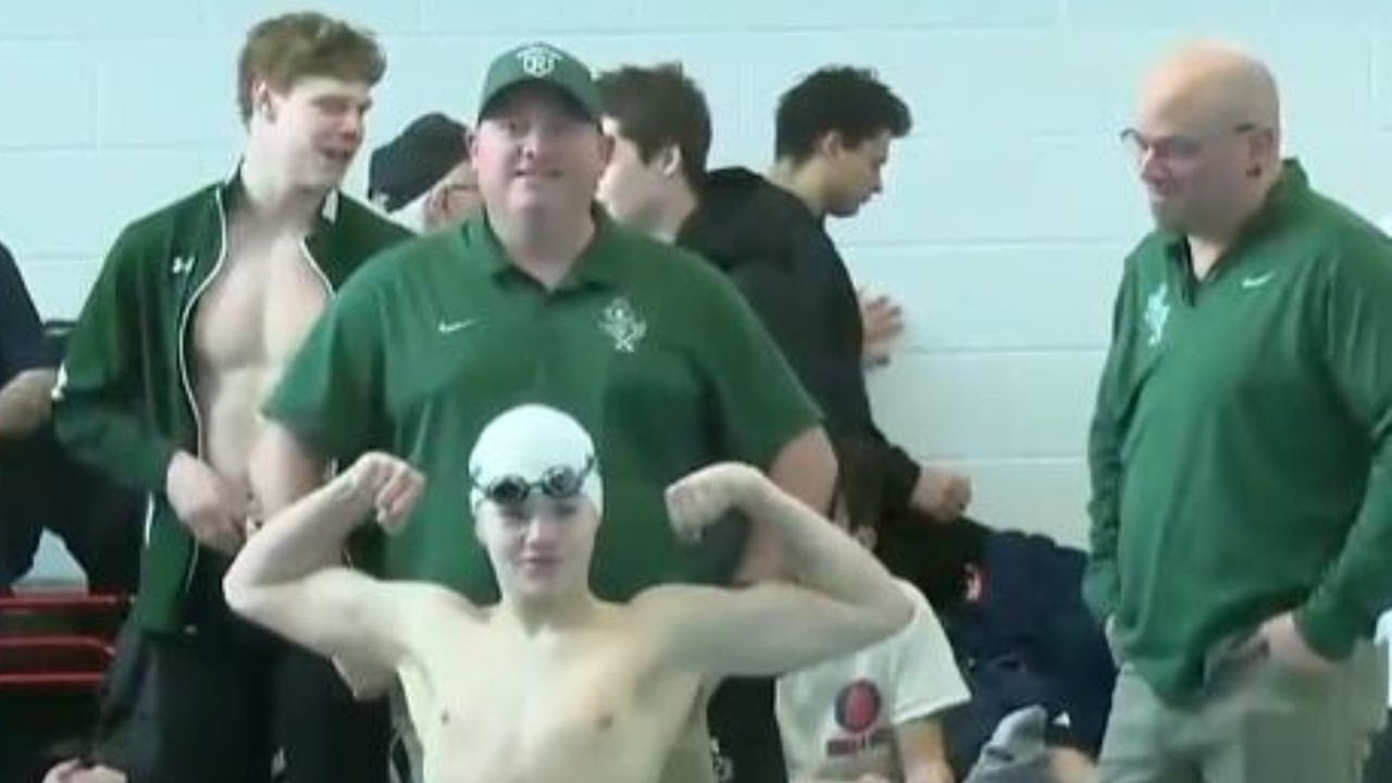 Peoria Richwood's Jude Hill was golden at the IHSA Swim Finals