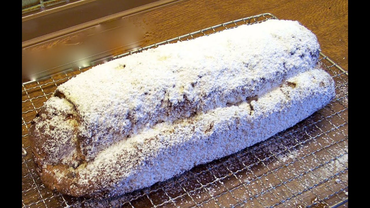 Weihnachts Stollen       Rezept in Deutsch und Englisch
