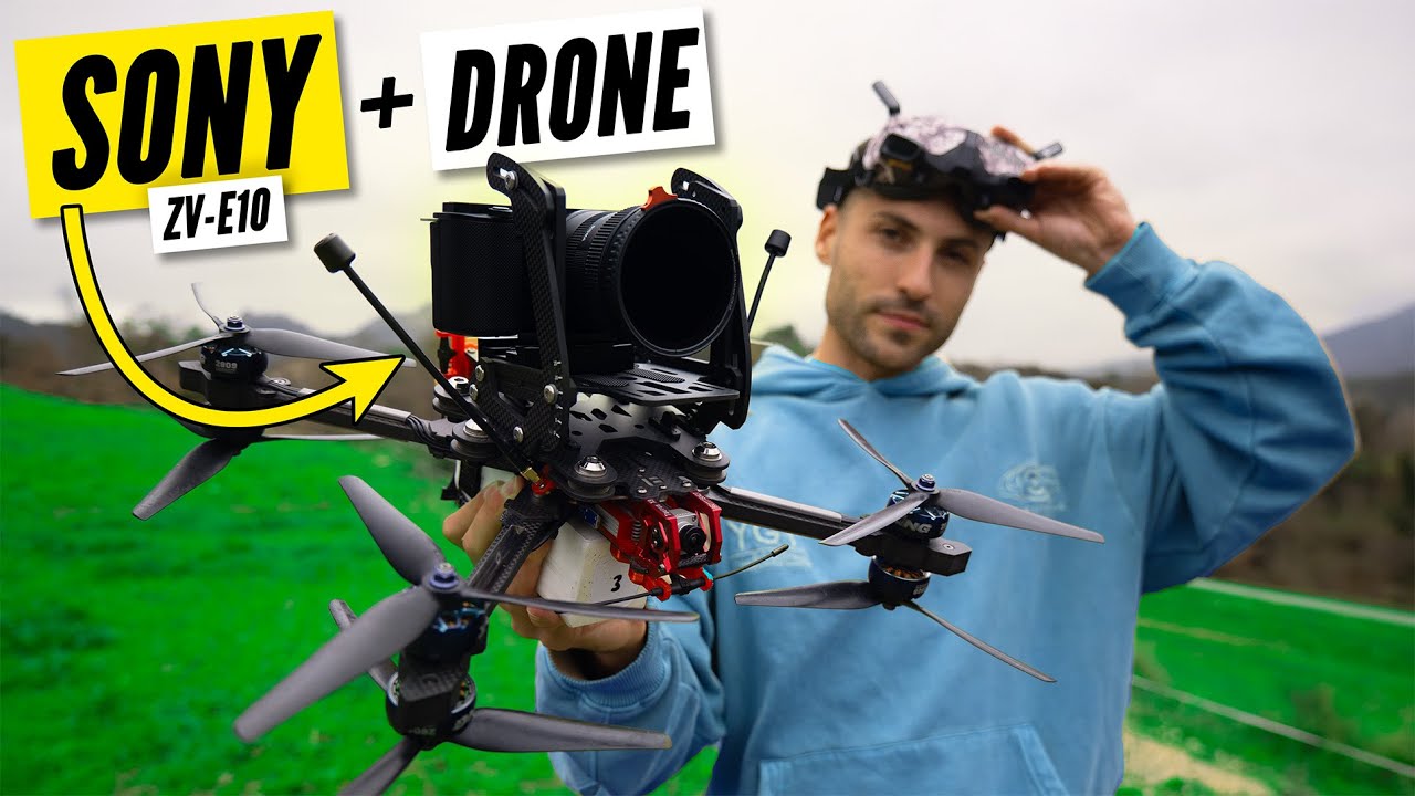 Probando mi cámara Sony en un DRON FPV - Mejor que la GoPro?