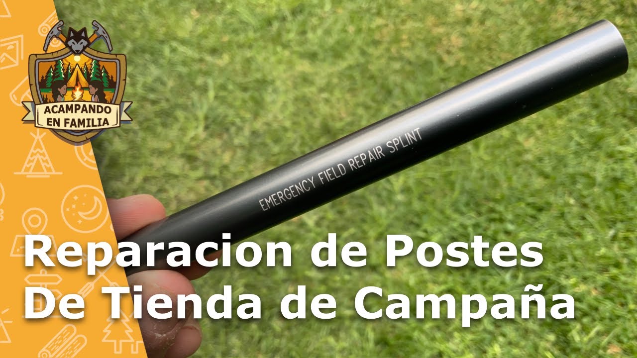 Reparación de postes de tienda o casa de campaña