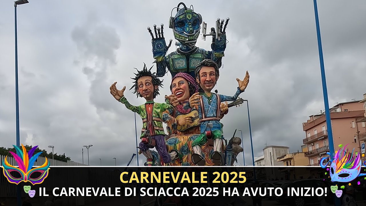 🎭 Il Carnevale di Sciacca 2025 ha avuto inizio! 🎭