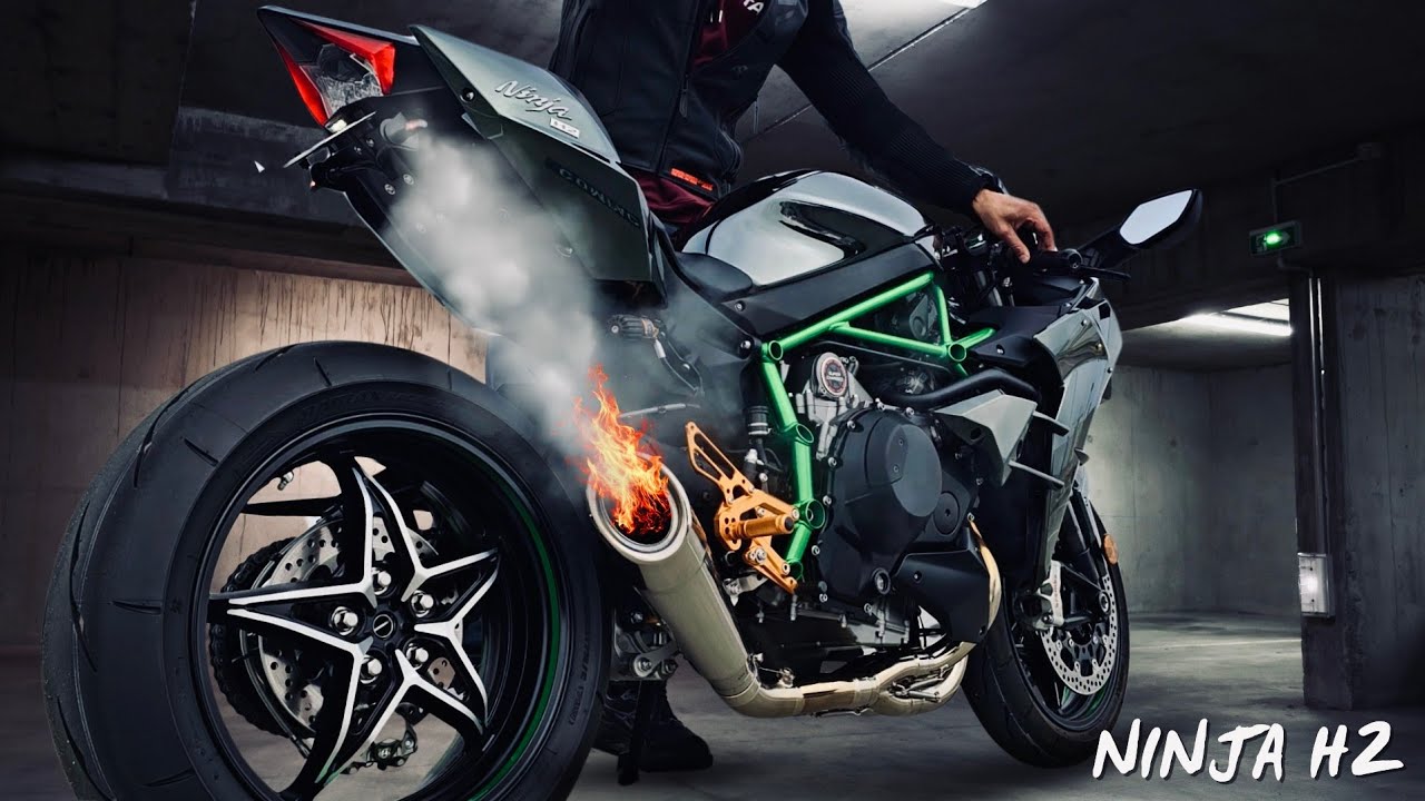 Первый тест-драйв Kawasaki H2!