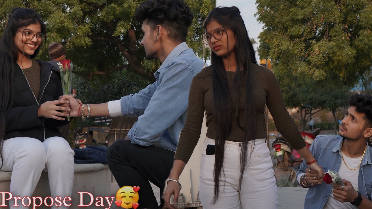 Jealousy Prank🥺On Propose Day😊With Riya || Harshit PrankTv