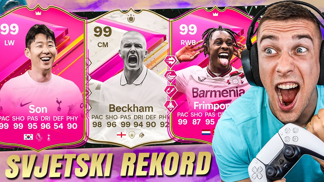 OBARAM SVJETSKI REKORD U DRAFTU U FC 24 ! *130 DRAFT*