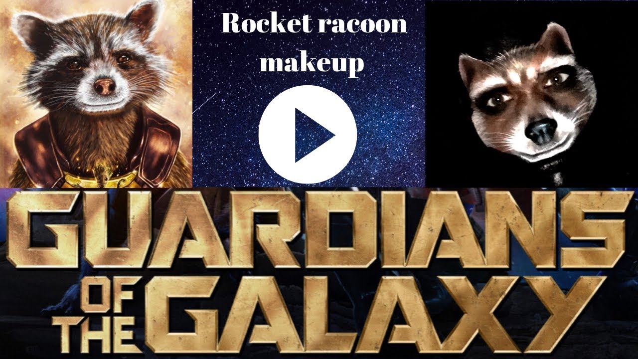 Rocket Raccoon Makeup