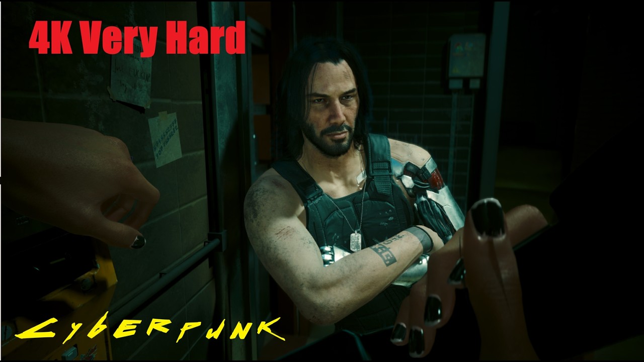 Cyberpunk 2077 【Female V】 My First Day In Night City 4K Very Hard