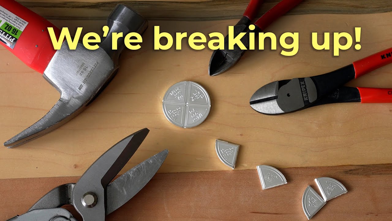 Can we BREAK IT into 4 Pieces? JM Bullion Pop Silver Coin