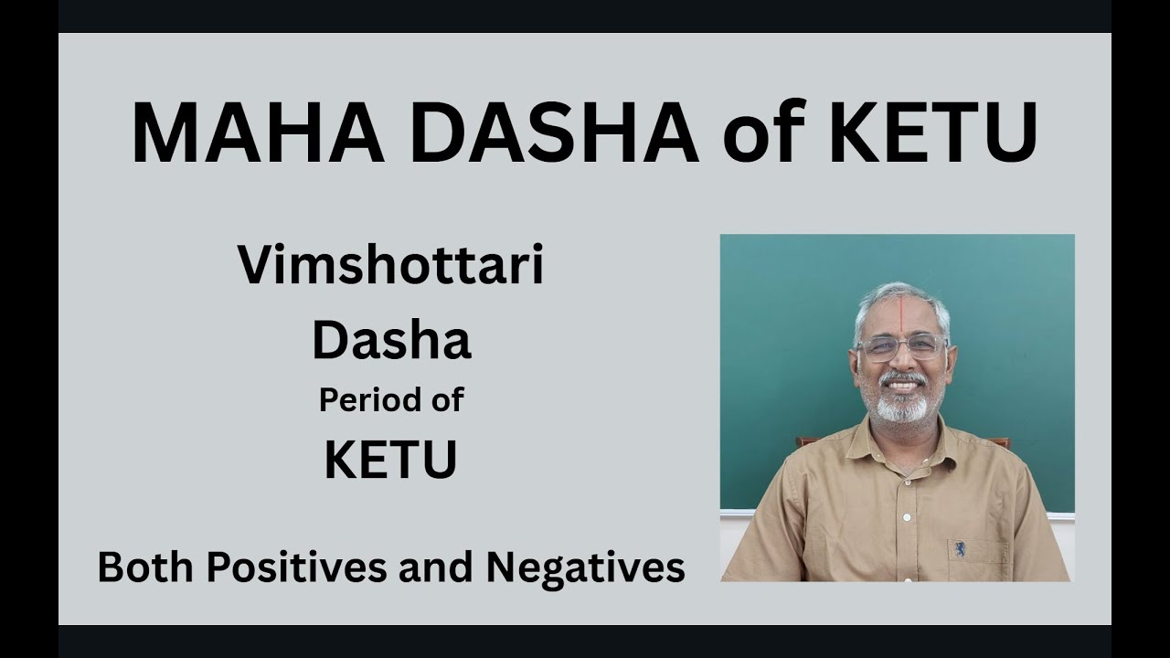 Class - 530 // Mahadasha of Ketu: The results of both Positives and Negatives Explained.