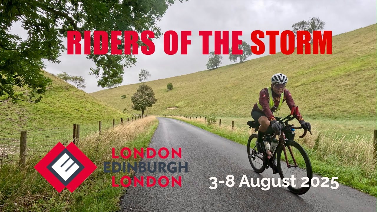 Riding the London Edinburgh London 2025 Audax cycling event