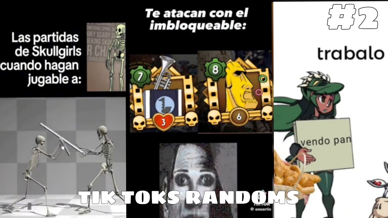 TIK TOKS RANDOMS de SKULLGIRLS parte 2(creditos a todos) #skullgirlmobile #mobile #memes #skullgirls