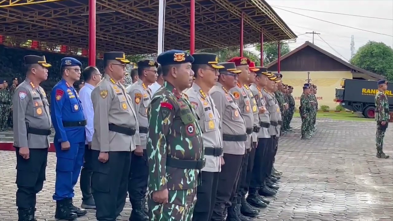 103 PERSONEL TERBAIK BRIMOB POLDA BENGKULU DIKIRIM KE PAPUA