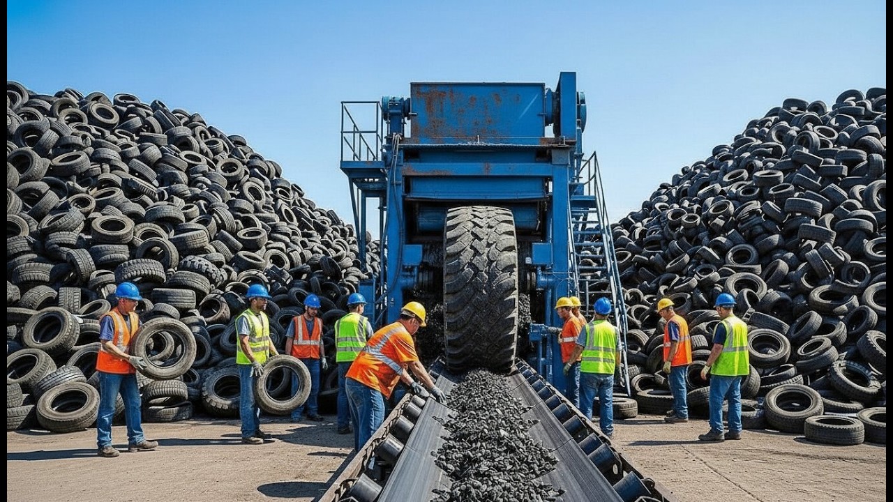 The Incredible Journey of Making a Tire | Watch Every Step of the Process