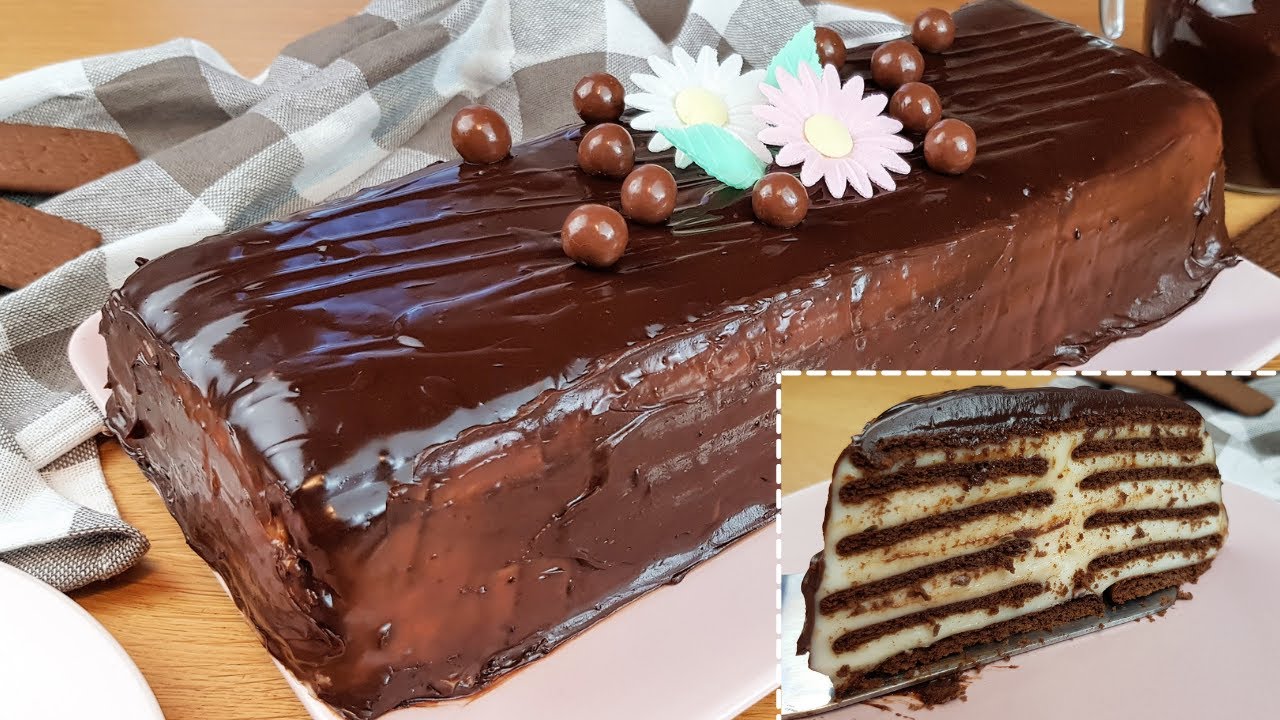 ⭐ Increíble Tarta de chocolate y crema de leche. Con una cobertura suave y cremosa.