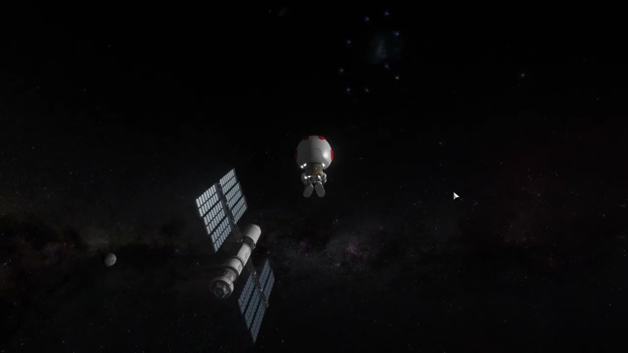 Orbital Homing Missiles in Kerbal Space Program