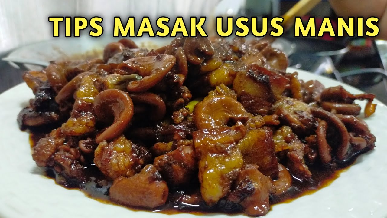 RESEPI PERUT MANIS MASAK HITAM | SUNGGUH ENAK ‼️TIPS HILANGKAN BAU PERUT BABI |